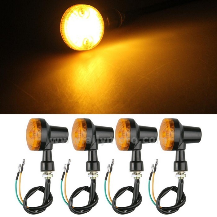 29 4Pcs Turn Light Bulb Indicator Amber Lights 12V@4